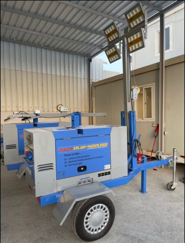 Welding Machine Denyo Diesel DC Welder/ AC Generator-15KVA, 390amp- DLW-400LSW - Image 3