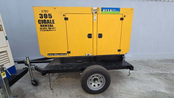 Mobile Trailer Mounted Diesel Generator set,Capacity 5 kVA